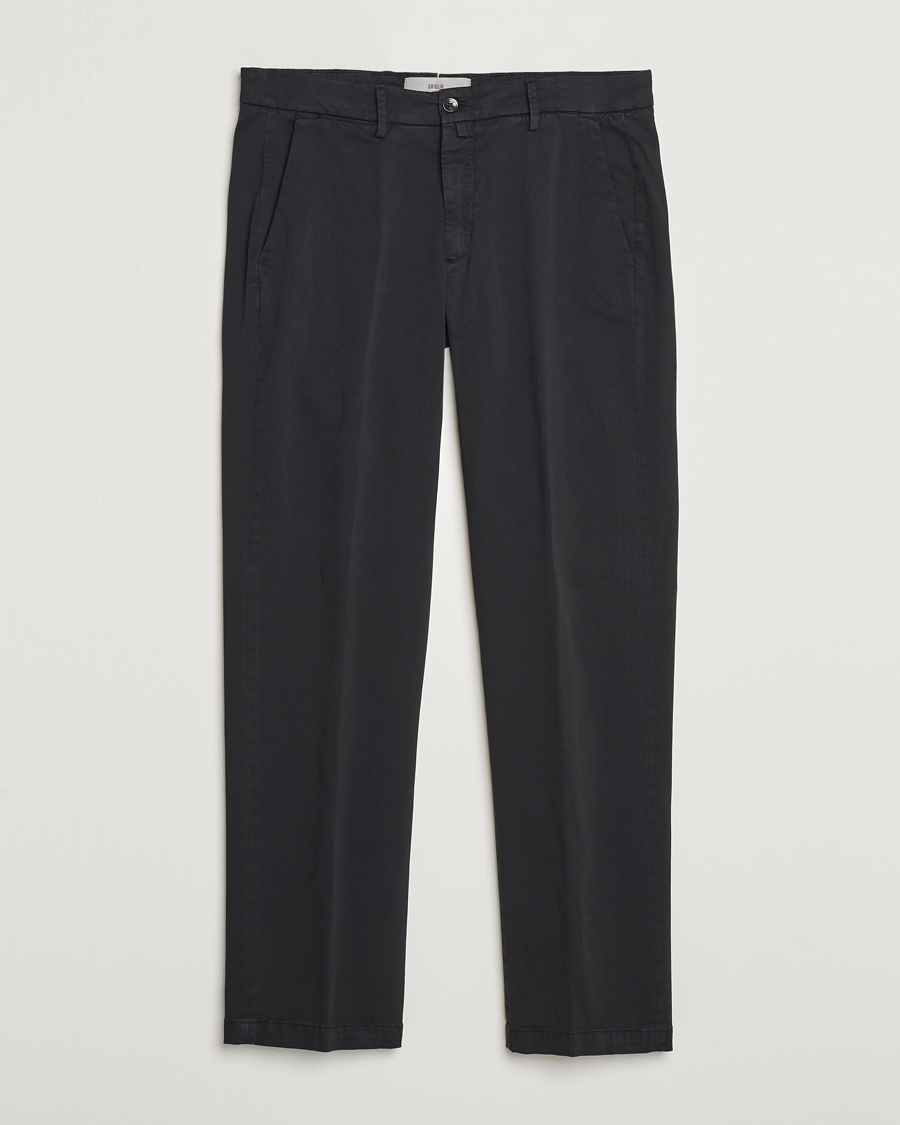 Men | Trousers | Briglia 1949 | Soho Tailored Easy Fit Chino Black