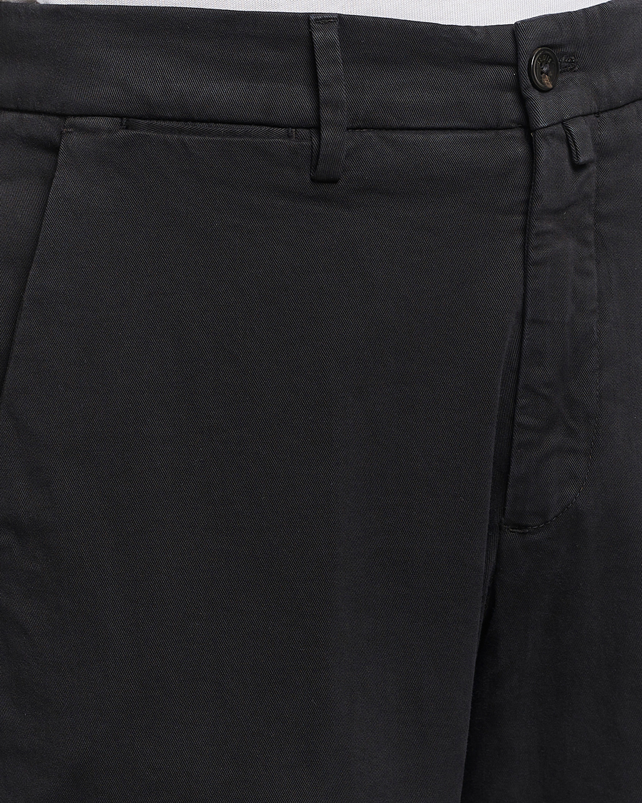 Men | Trousers | Briglia 1949 | Soho Tailored Easy Fit Chino Black