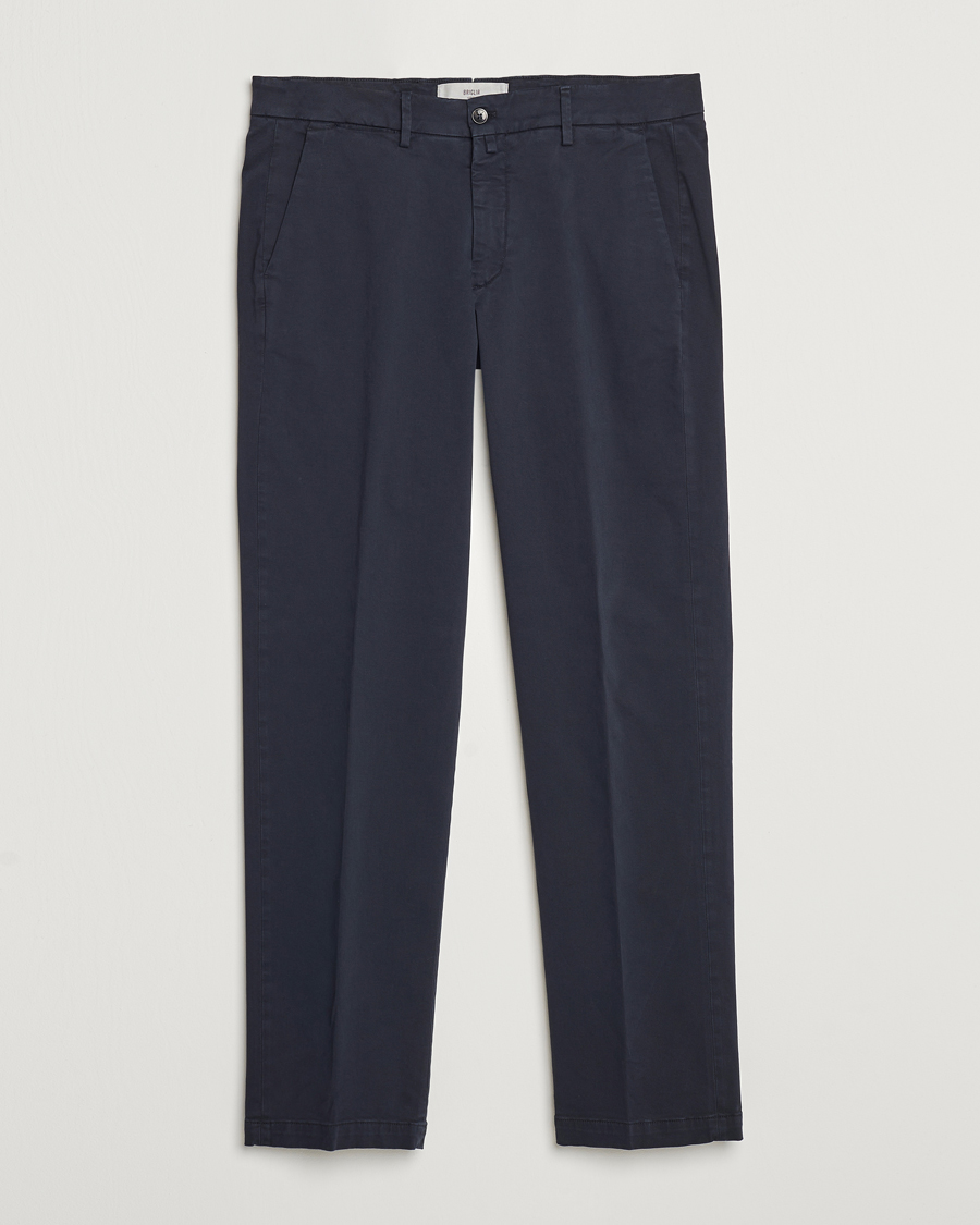 Men | Trousers | Briglia 1949 | Soho Tailored Easy Fit Chino Navy