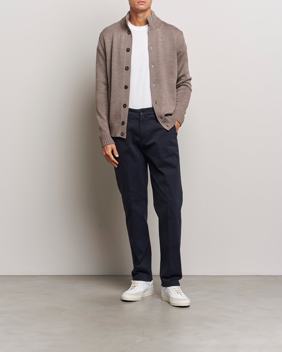 Men | Trousers | Briglia 1949 | Soho Tailored Easy Fit Chino Navy