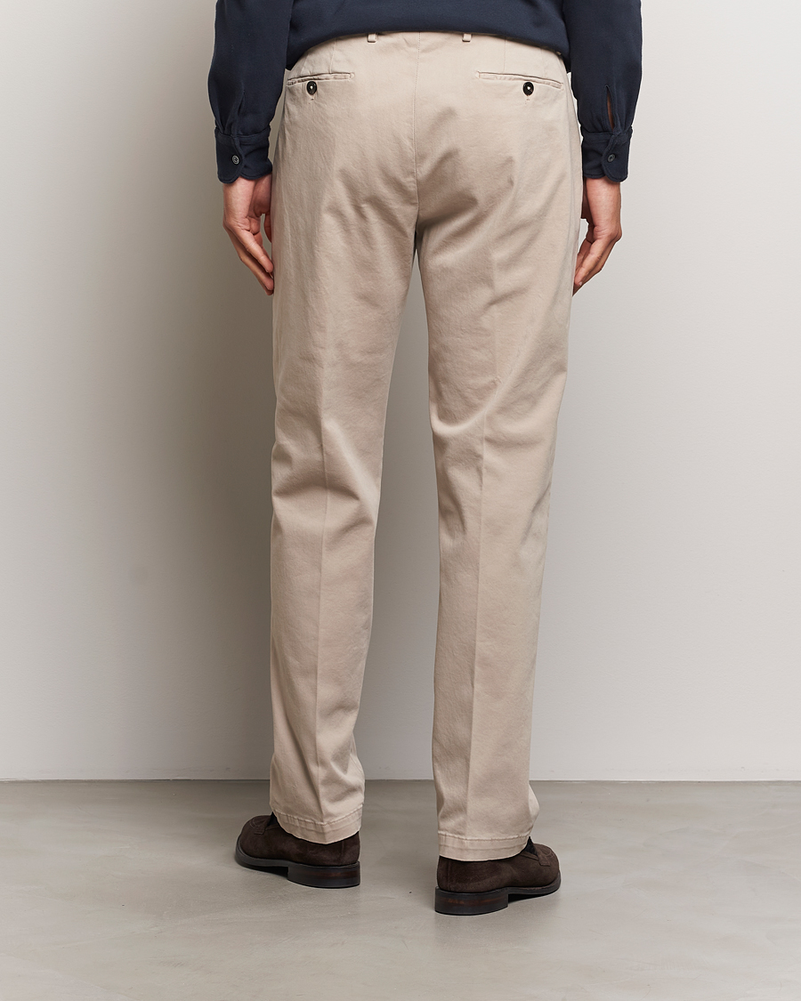Men | Trousers | Briglia 1949 | Soho Tailored Easy Fit Chino Beige