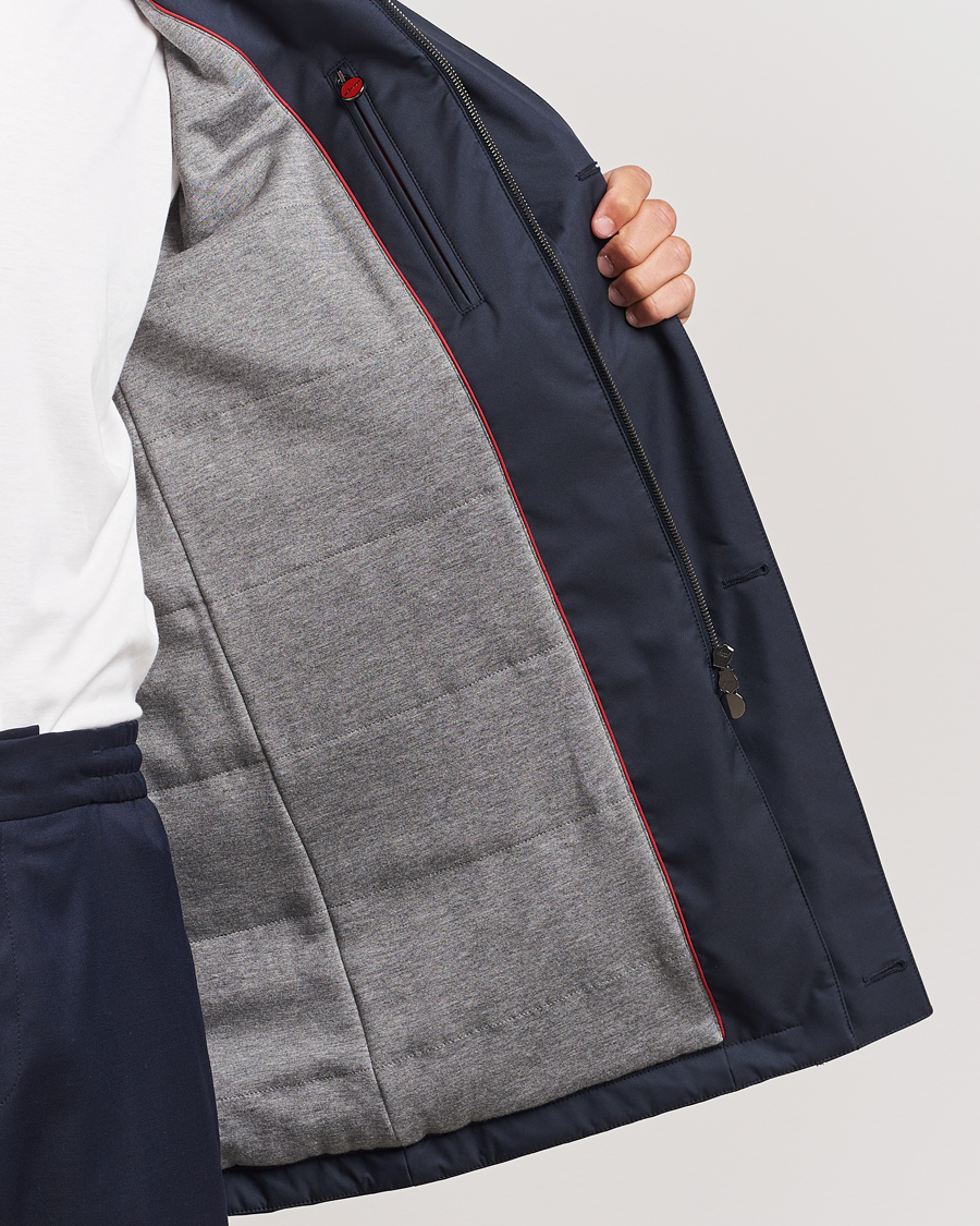Men | Coats & Jackets | Kiton | Luxury Coat Navy