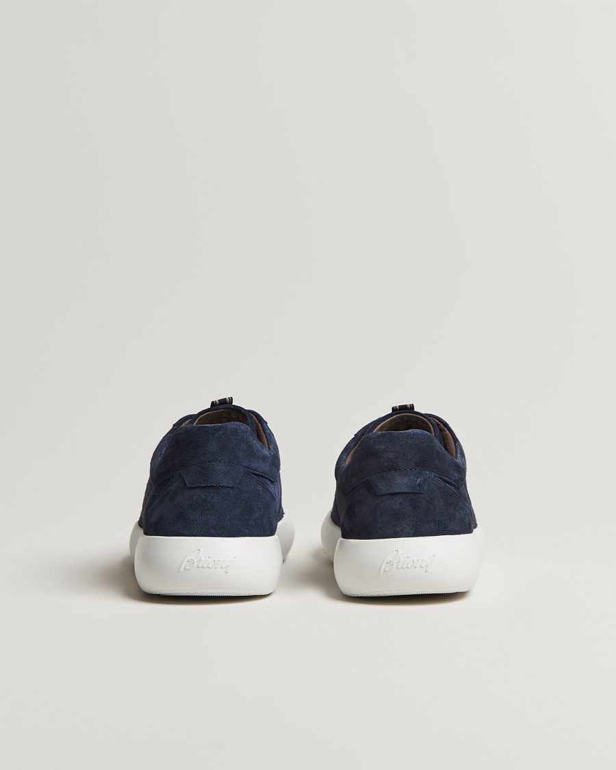 Men | Brioni Cassetta Sneakers Navy Suede | Brioni | Cassetta Sneakers Navy Suede