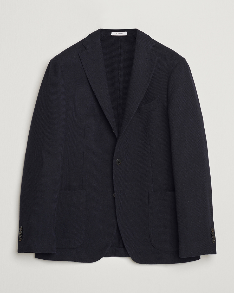 Men | Blazers | Boglioli | K Jacket Wool/Cashmere Blazer Navy