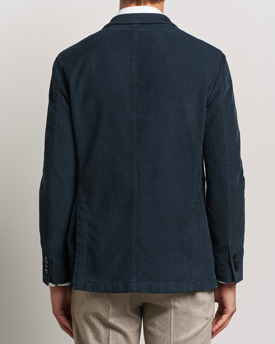 Men | Blazers | Boglioli | K Jacket Corduroy Blazer Navy