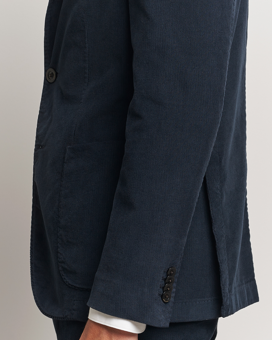Men | Boglioli K Jacket Baby Corduroy Suit Navy | Boglioli | K Jacket Baby Corduroy Suit Navy