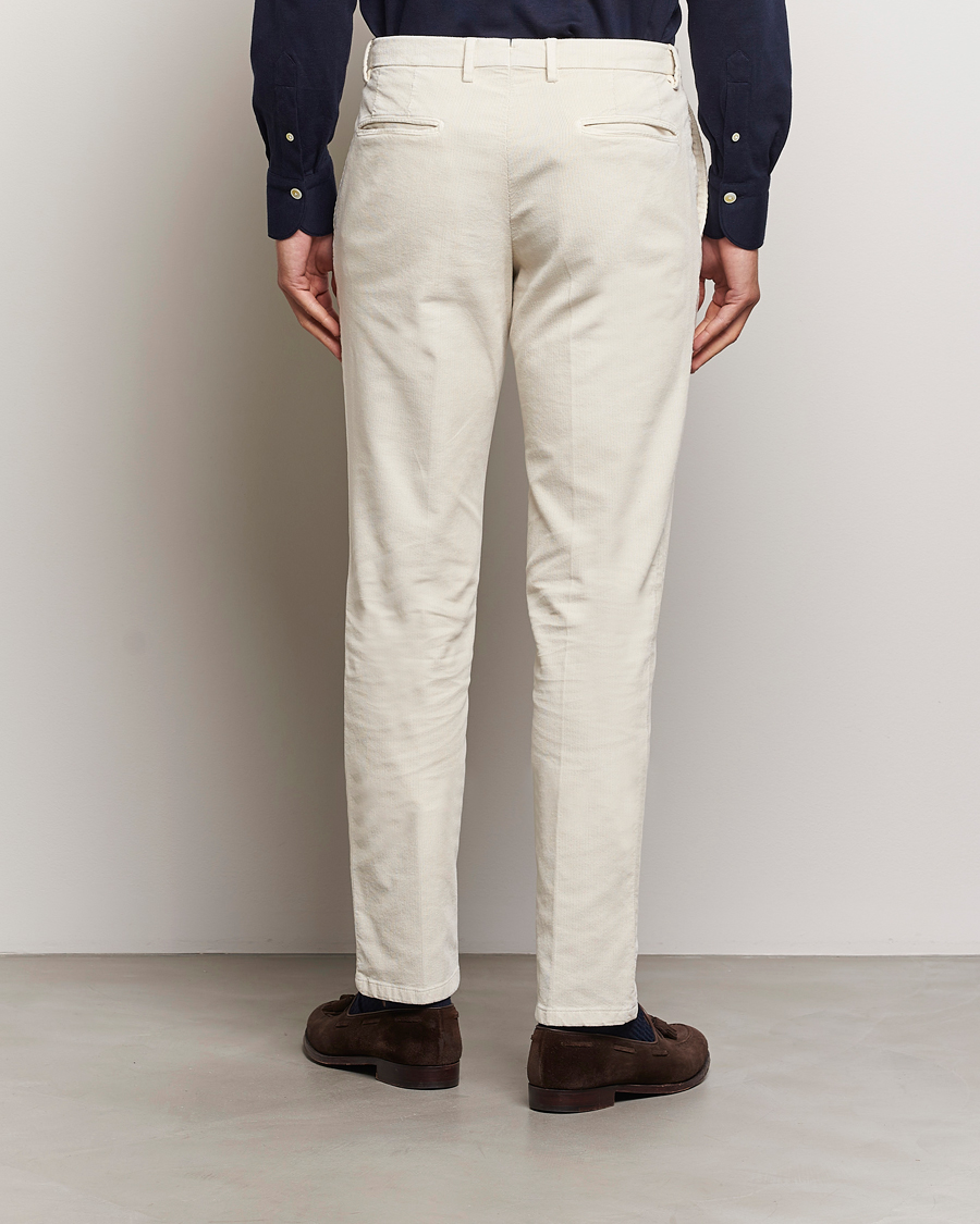 Men | Trousers | Boglioli | Corduroy Trousers Off White