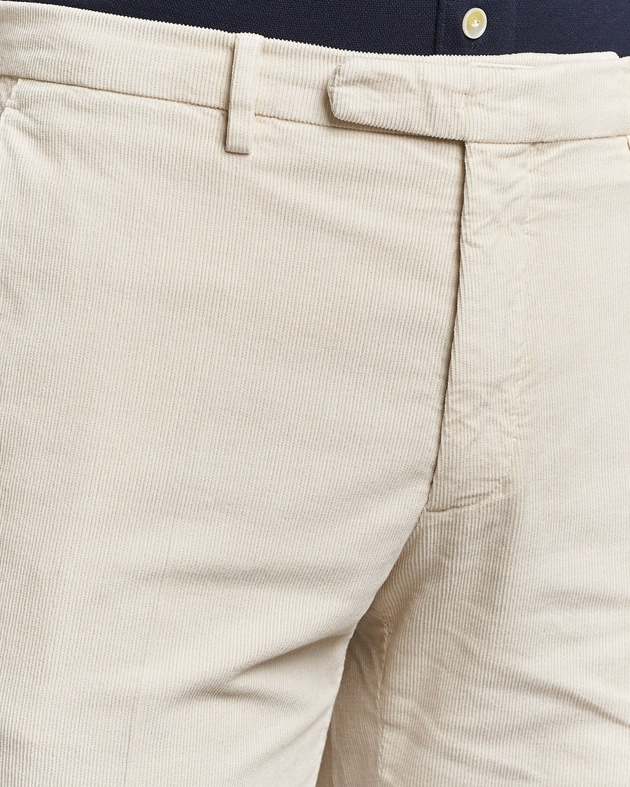 Men | Trousers | Boglioli | Corduroy Trousers Off White