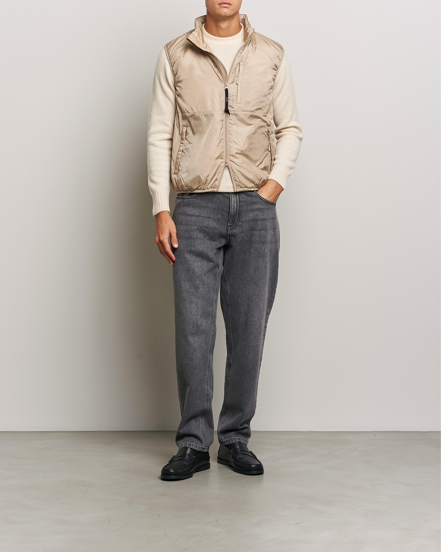 Men | Coats & Jackets | Aspesi | Jil Padded Vest Beige