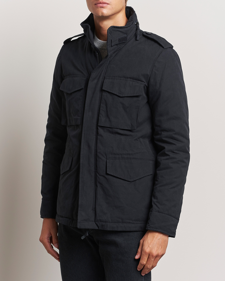 Men | Coats & Jackets | Aspesi | Cotton Field Jacket Midnight