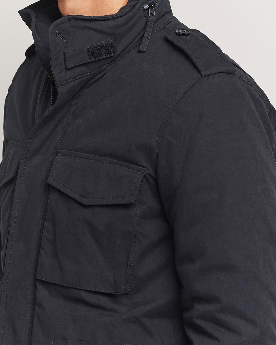 Men | Coats & Jackets | Aspesi | Cotton Field Jacket Midnight
