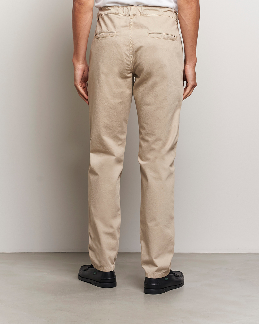 Men | Trousers | Aspesi | Garment Dyed Cotton Pants Beige
