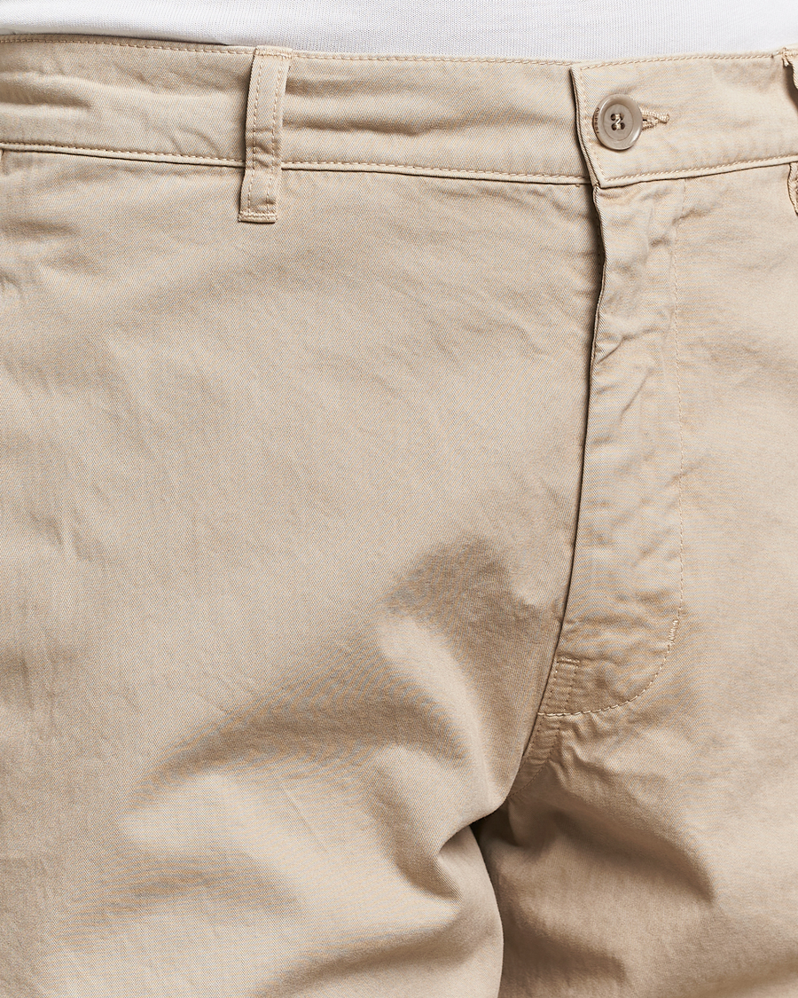 Men | Trousers | Aspesi | Garment Dyed Cotton Pants Beige