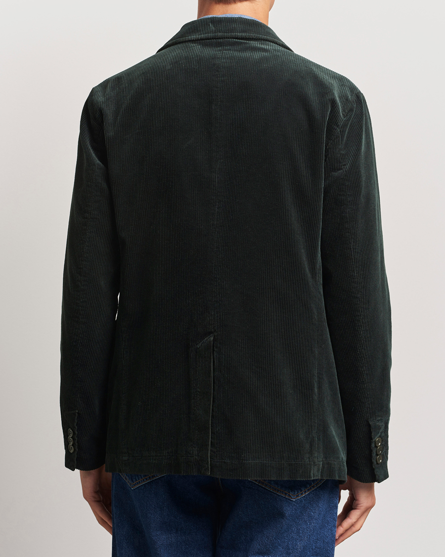 Men | Blazers | Aspesi | Corduroy Blazer Dark Green