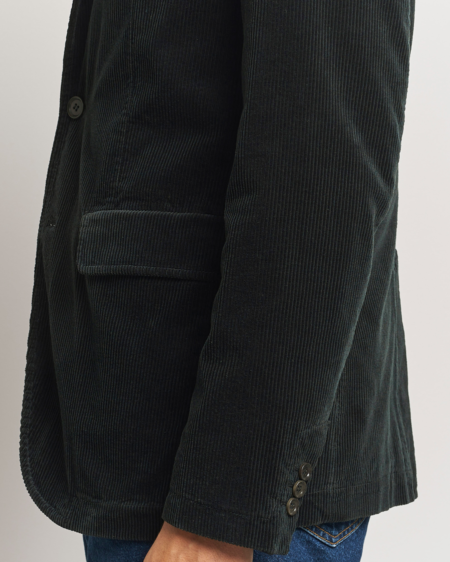 Men | Blazers | Aspesi | Corduroy Blazer Dark Green