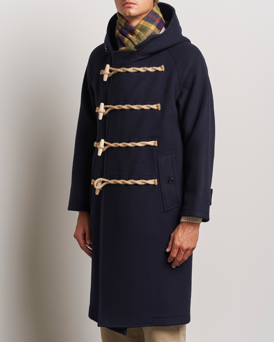 Men | Coats & Jackets | Gloverall | Huxley Duffle Coat Navy