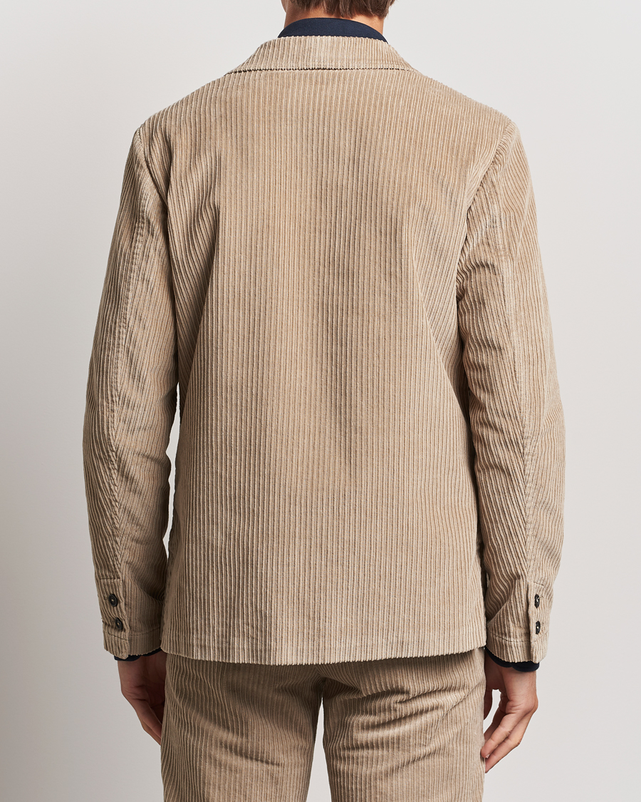 Men | Coats & Jackets | Massimo Alba | Baglietto Wale Corduroy Jacket Beige