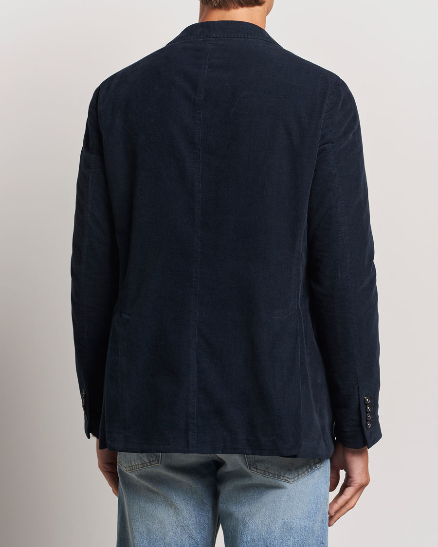 Men | Blazers | Massimo Alba | Baby Corduroy Blazer Navy
