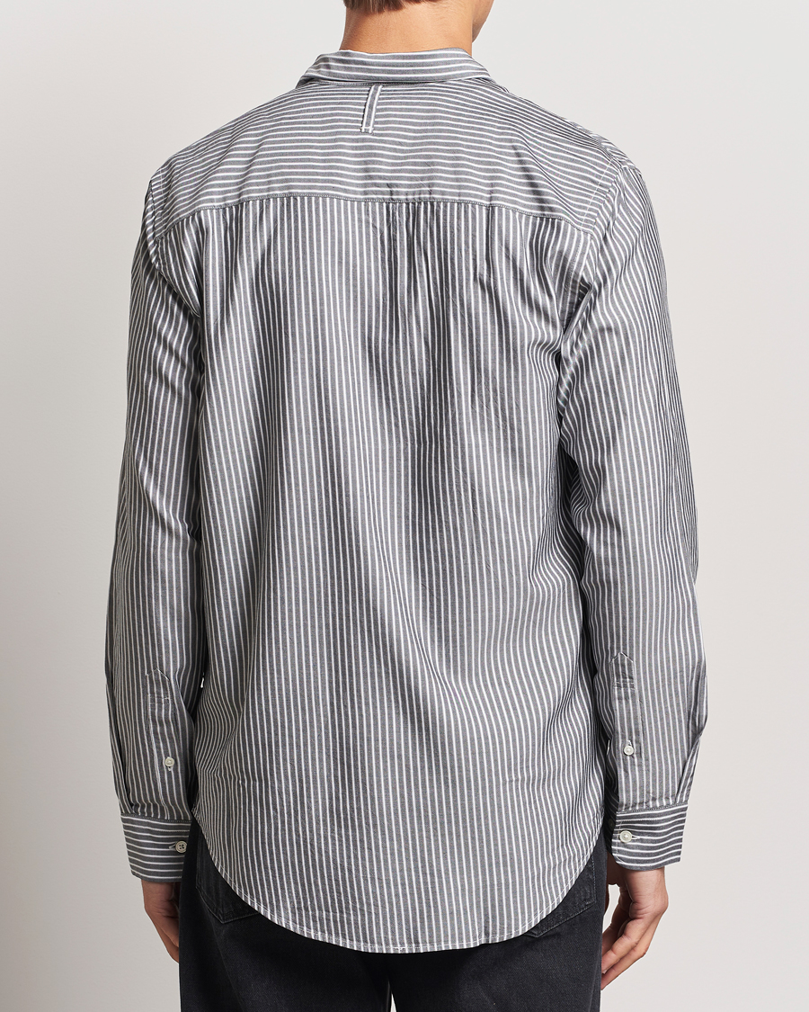 Men | Shirts | NN07 | Arne Tencel Striped Shirt Black/White