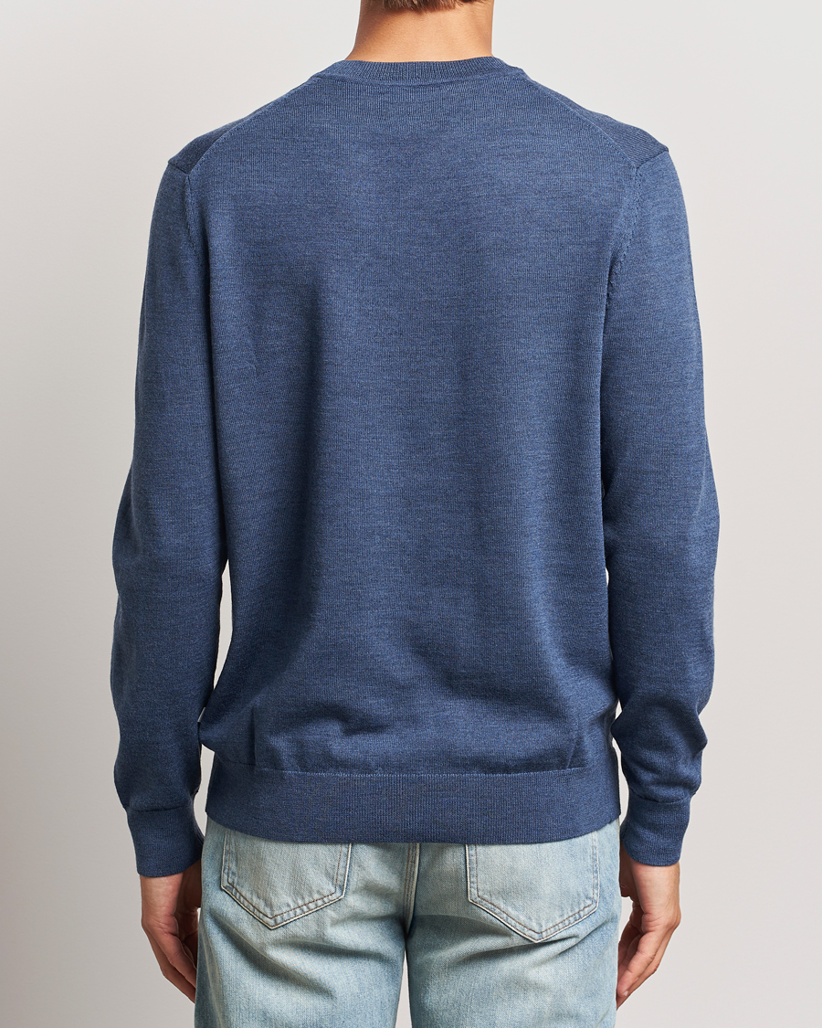 Men | Sweaters & Knitwear | NN07 | Ted Merino Crew Neck Pullover Bearing Sea