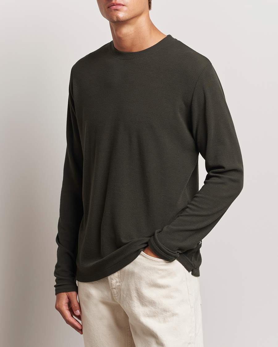 Men | Sweaters & Knitwear | NN07 | Clive Knitted Sweater Dark Army