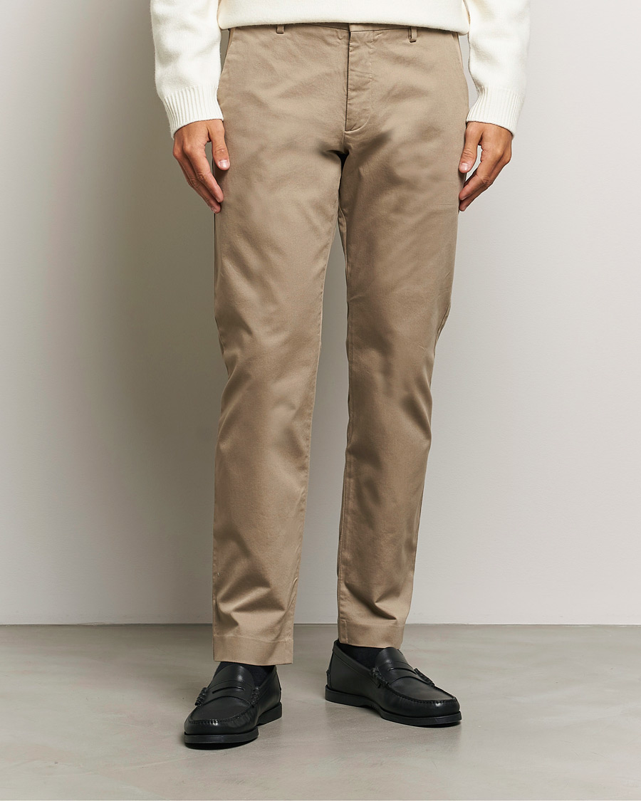 Men | Trousers | NN07 | Theo Regular Fit Stretch Chinos Timber Wolf