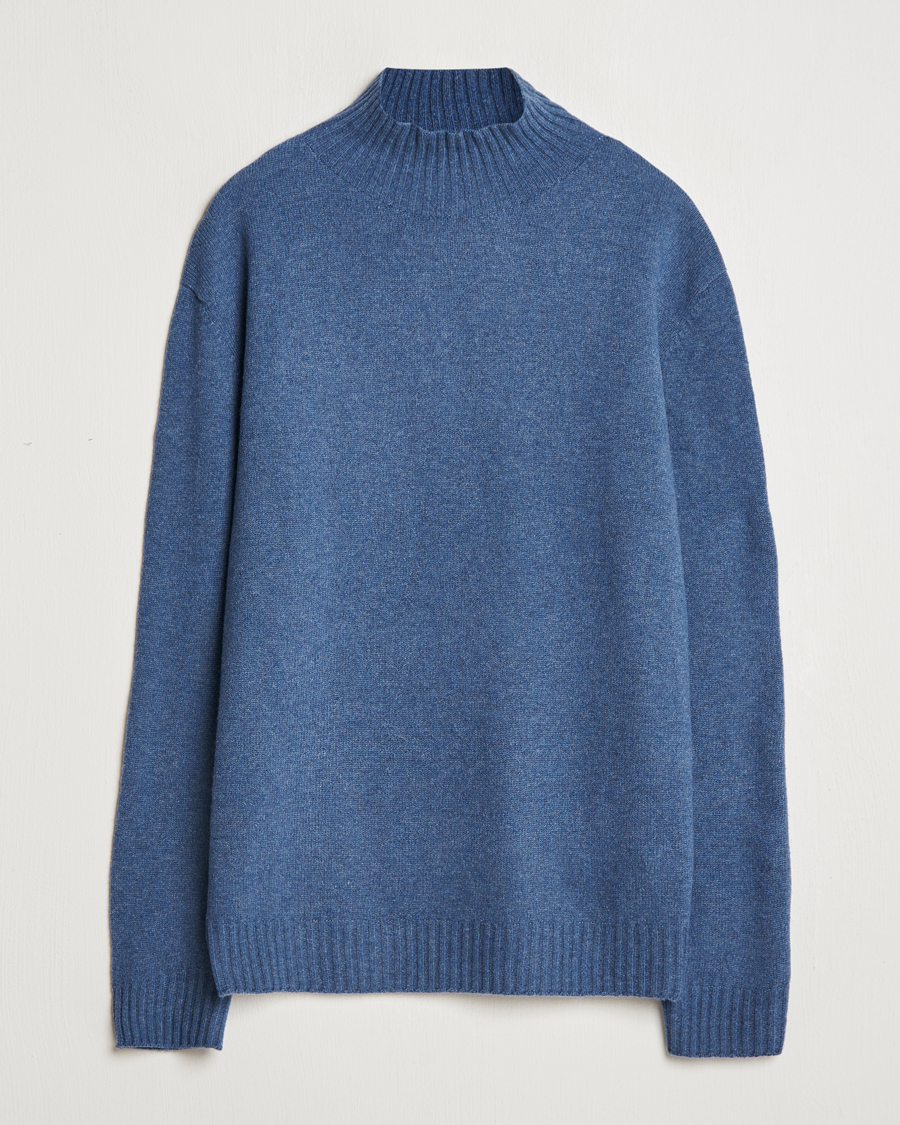 Men | Sweaters & Knitwear | NN07 | Clark Wool Knitted Polo Bering Sea
