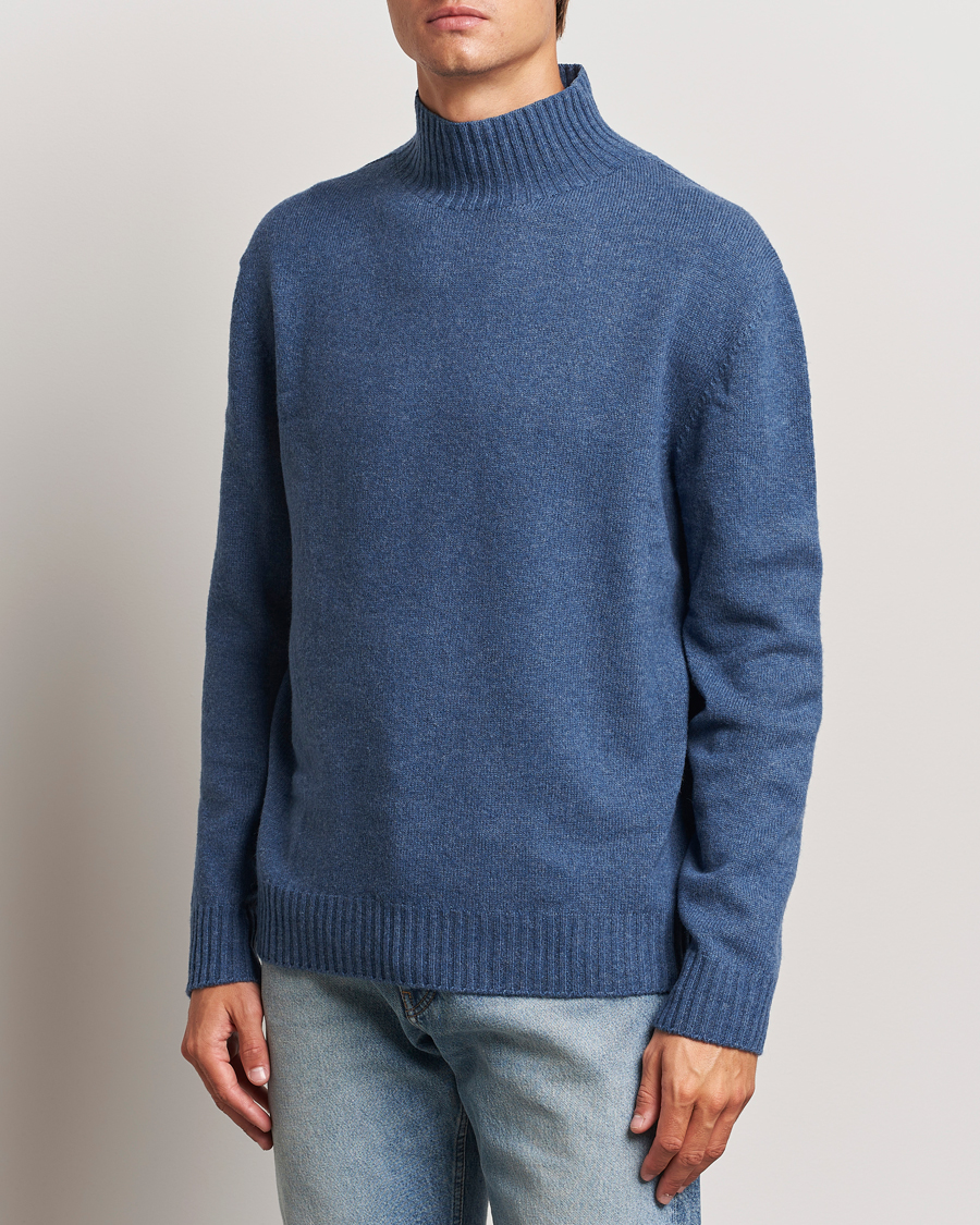 Men | Sweaters & Knitwear | NN07 | Clark Wool Knitted Polo Bering Sea