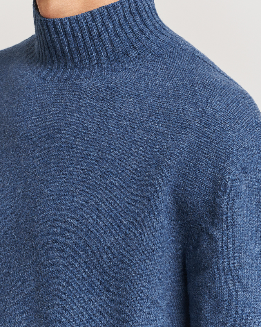 Men | Sweaters & Knitwear | NN07 | Clark Wool Knitted Polo Bering Sea