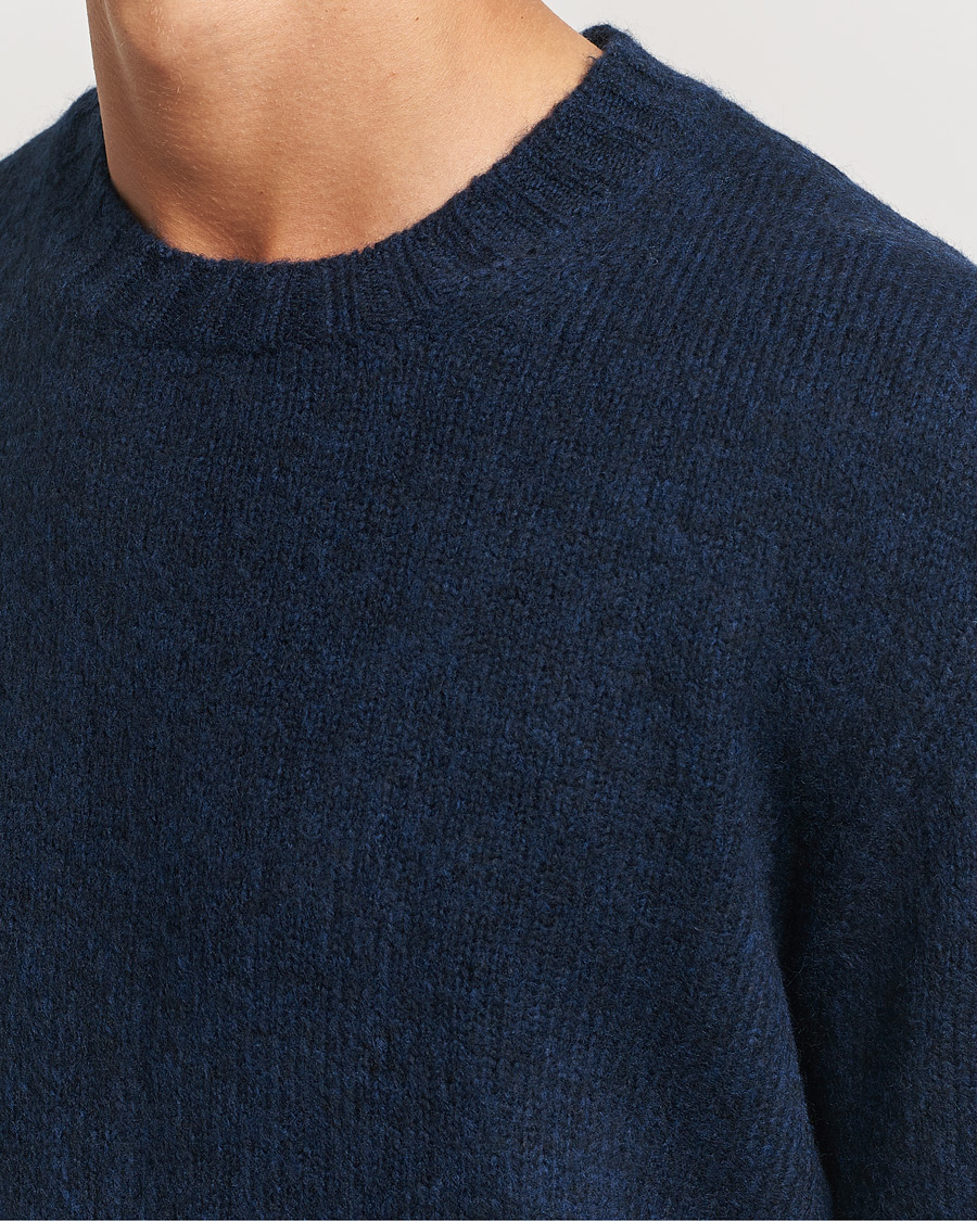 Men | Sweaters & Knitwear | NN07 | Lee Wool Knitted Sweater Navy Blue
