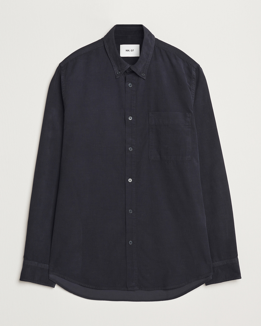 Men | Shirts | NN07 | Arne Baby Cord Shirt Black