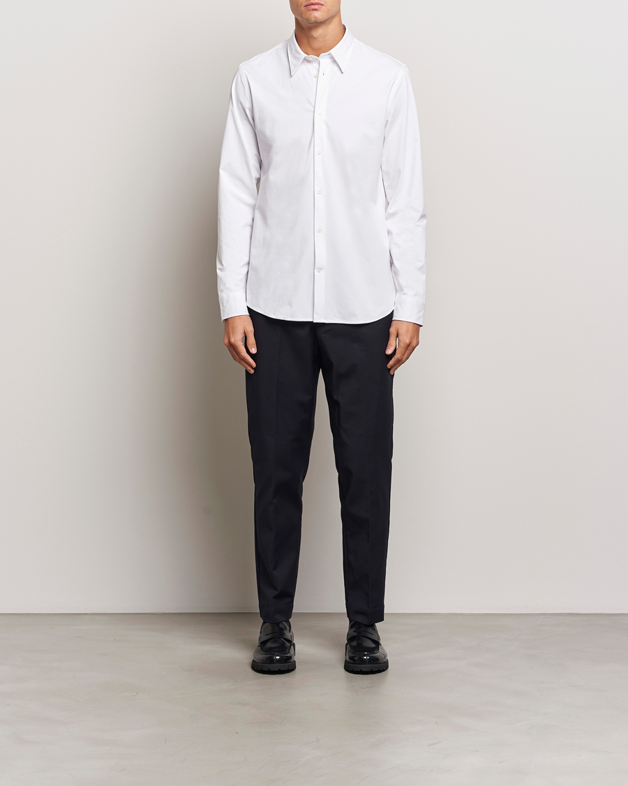 Men | Shirts | NN07 | Elian Mercerized Cotton Shirt White