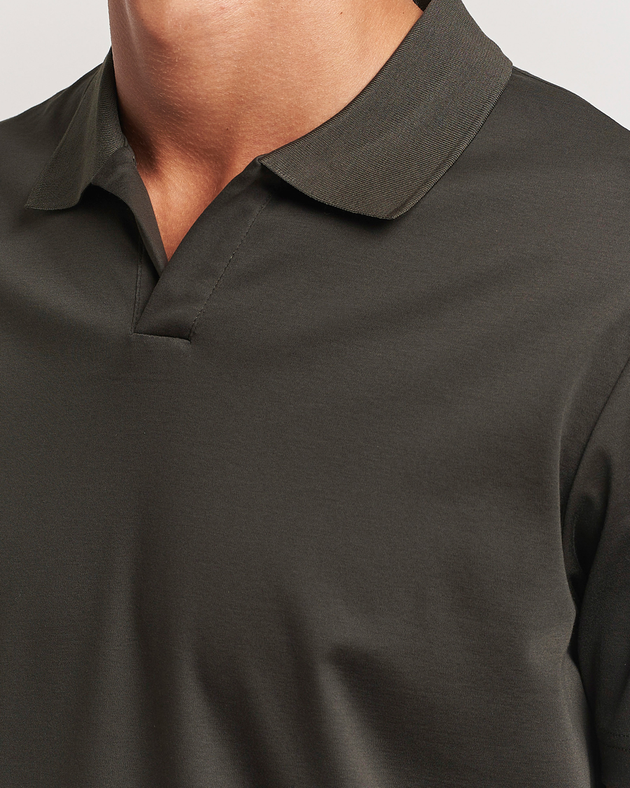 Men | Polo Shirts | NN07 | Paul Mercerized Polo Dark Army