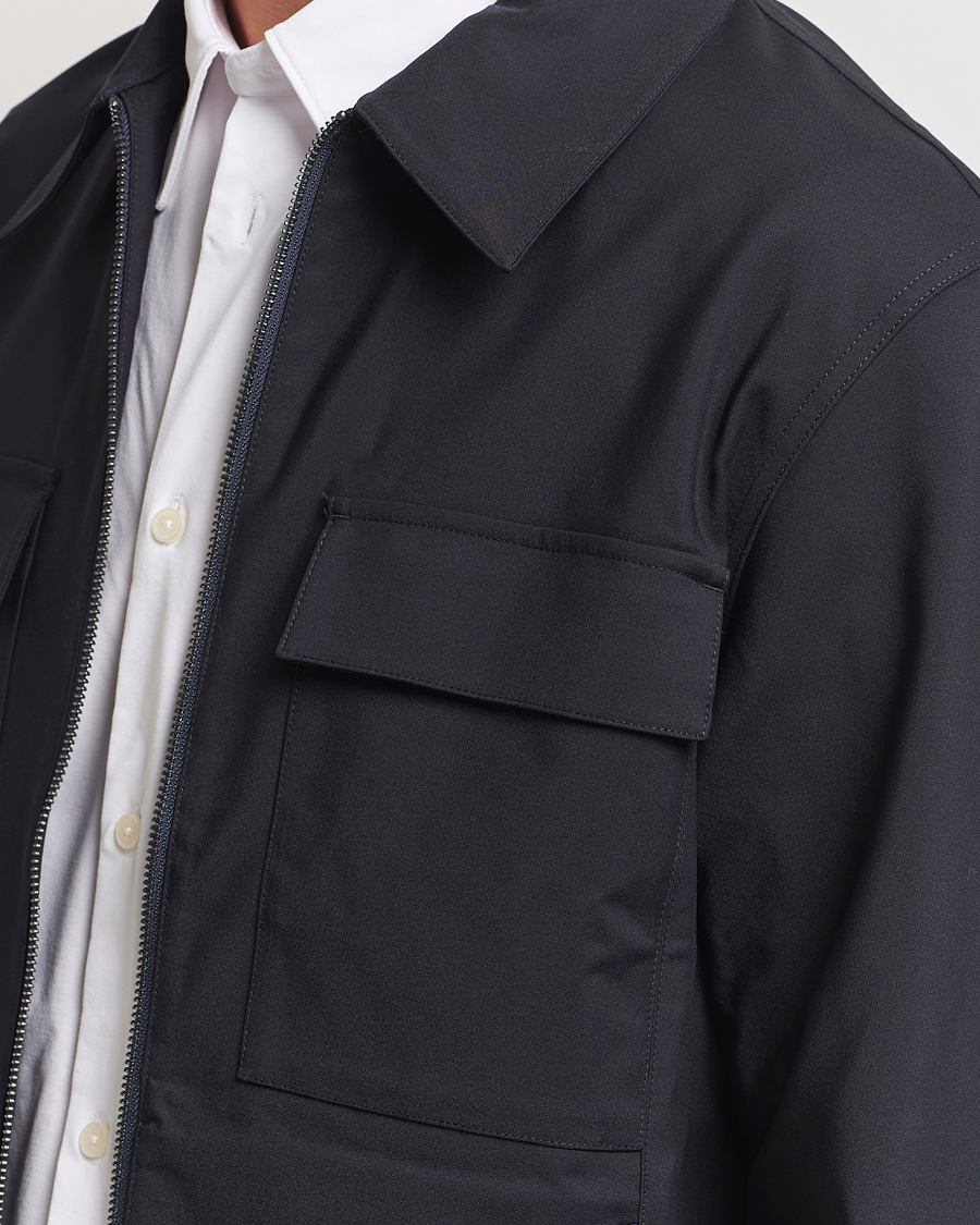 Men | Shirts | NN07 | Alban Overshirt Navy Blue