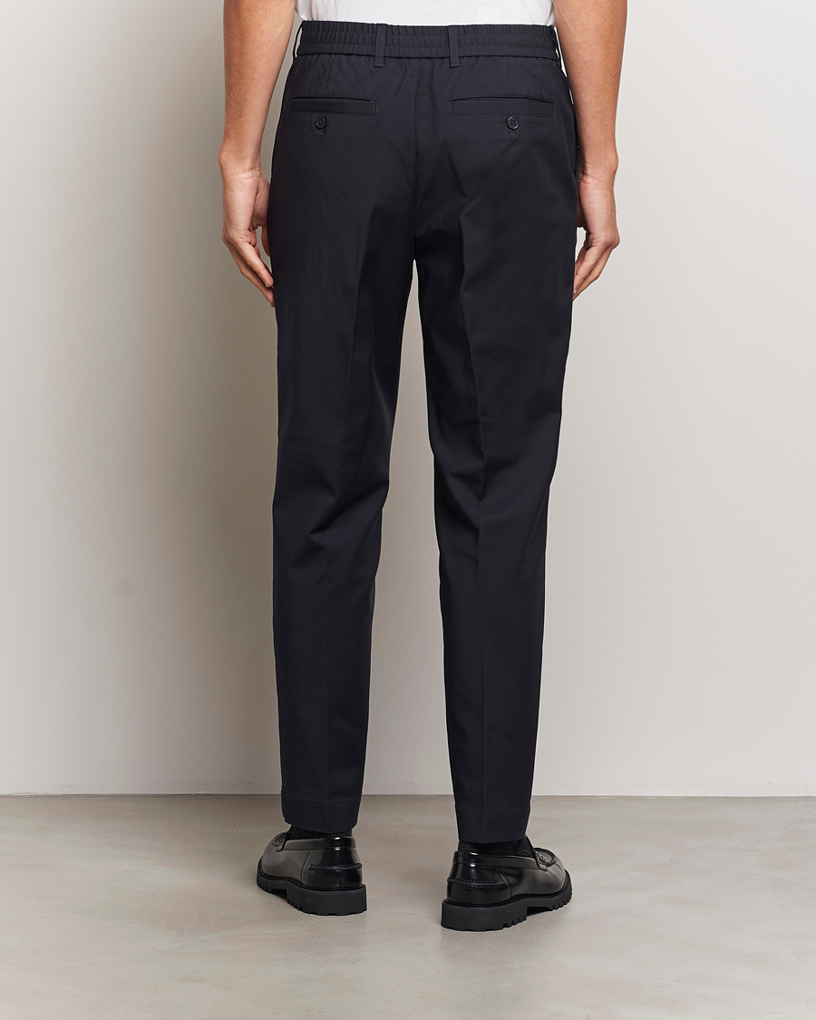 Men | Trousers | NN07 | Billie Drawstring Trousers Navy Blue