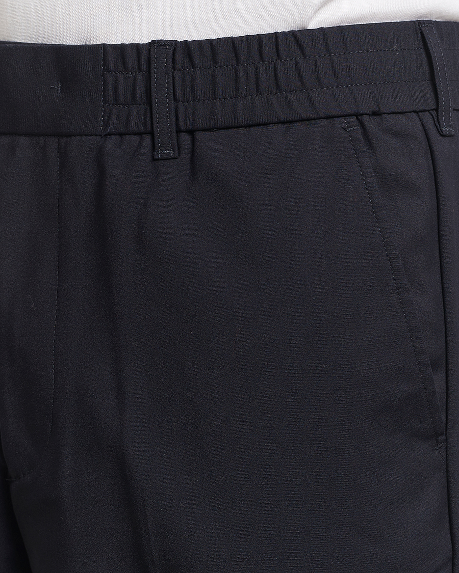 Men | Trousers | NN07 | Billie Drawstring Trousers Navy Blue