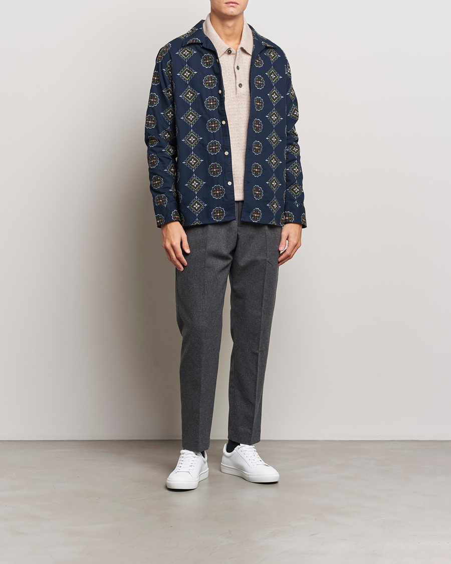Men | Trousers | NN07 | Bill Wool Pleated Trousers Grey Melange