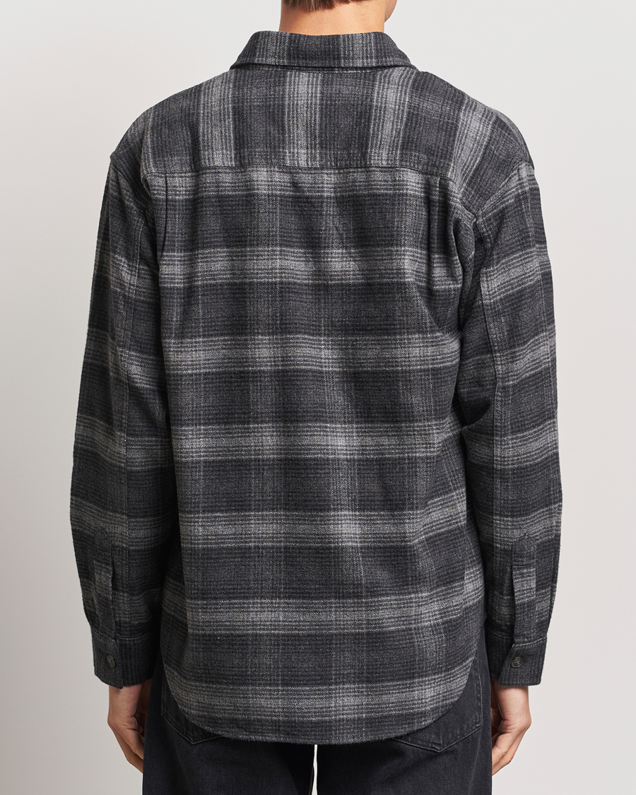 Men | Shirts | NN07 | Adwin Checked Flannel Overshirt Black/Grey