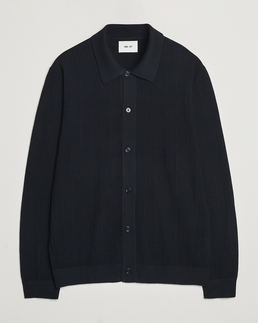 Men | Sweaters & Knitwear | NN07 | Thor Knitted Cardigan Navy Blue