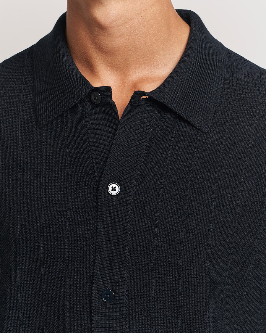 Men | Sweaters & Knitwear | NN07 | Thor Knitted Cardigan Navy Blue