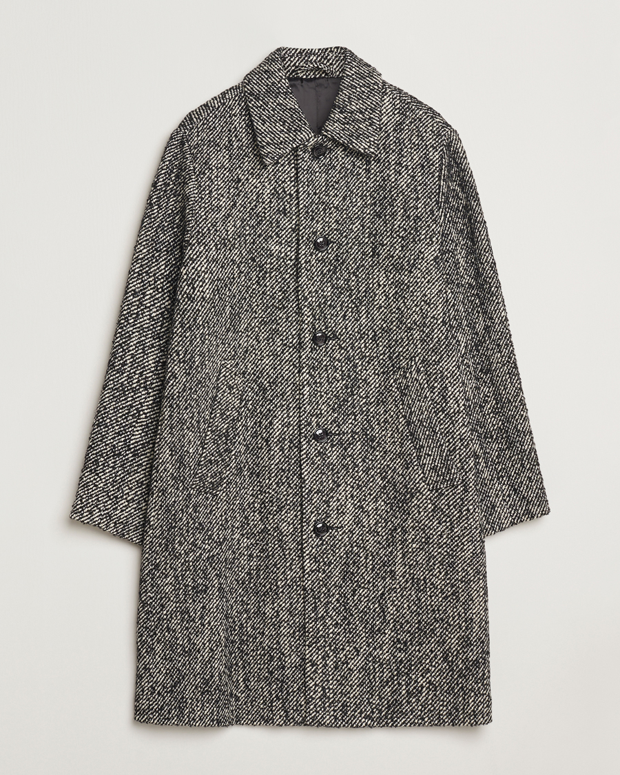 Men | Coats & Jackets | NN07 | Franco Herringbone Coat Black