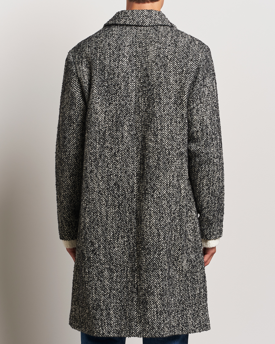 Men | Coats & Jackets | NN07 | Franco Herringbone Coat Black
