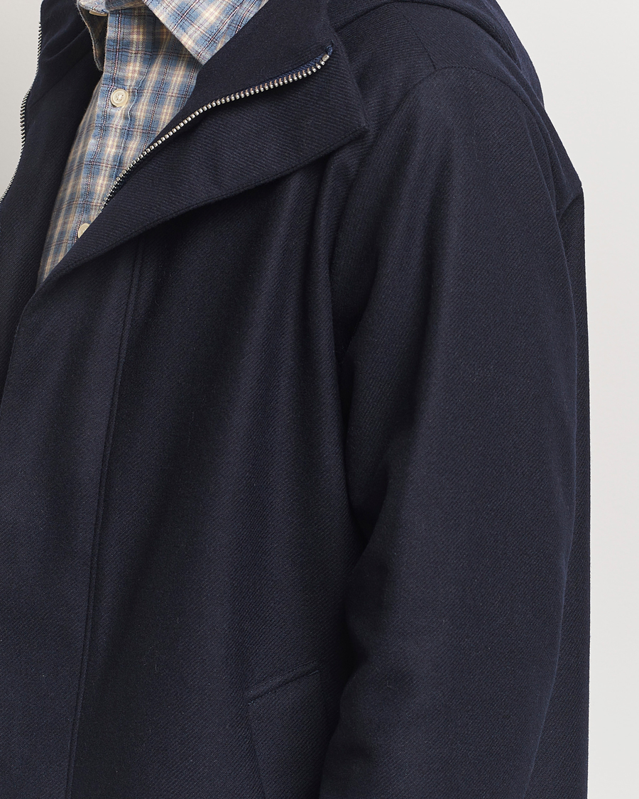 Men | Coats & Jackets | NN07 | Knox Hooded Coat Navy Blue