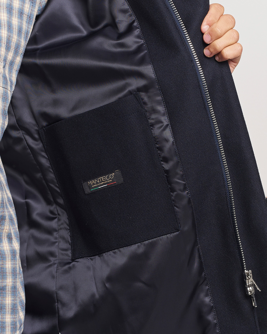 Men | Coats & Jackets | NN07 | Knox Hooded Coat Navy Blue