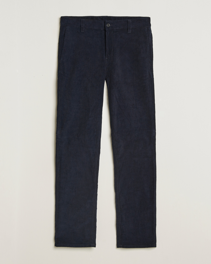 Men | Trousers | Nudie Jeans | Easy Alvin Corduroy Pants Navy