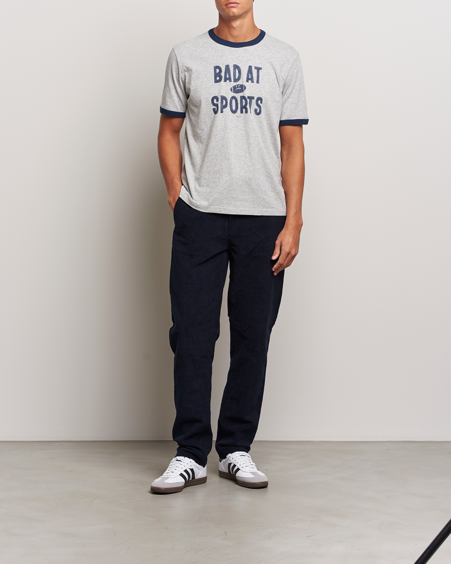 Men | Trousers | Nudie Jeans | Easy Alvin Corduroy Pants Navy