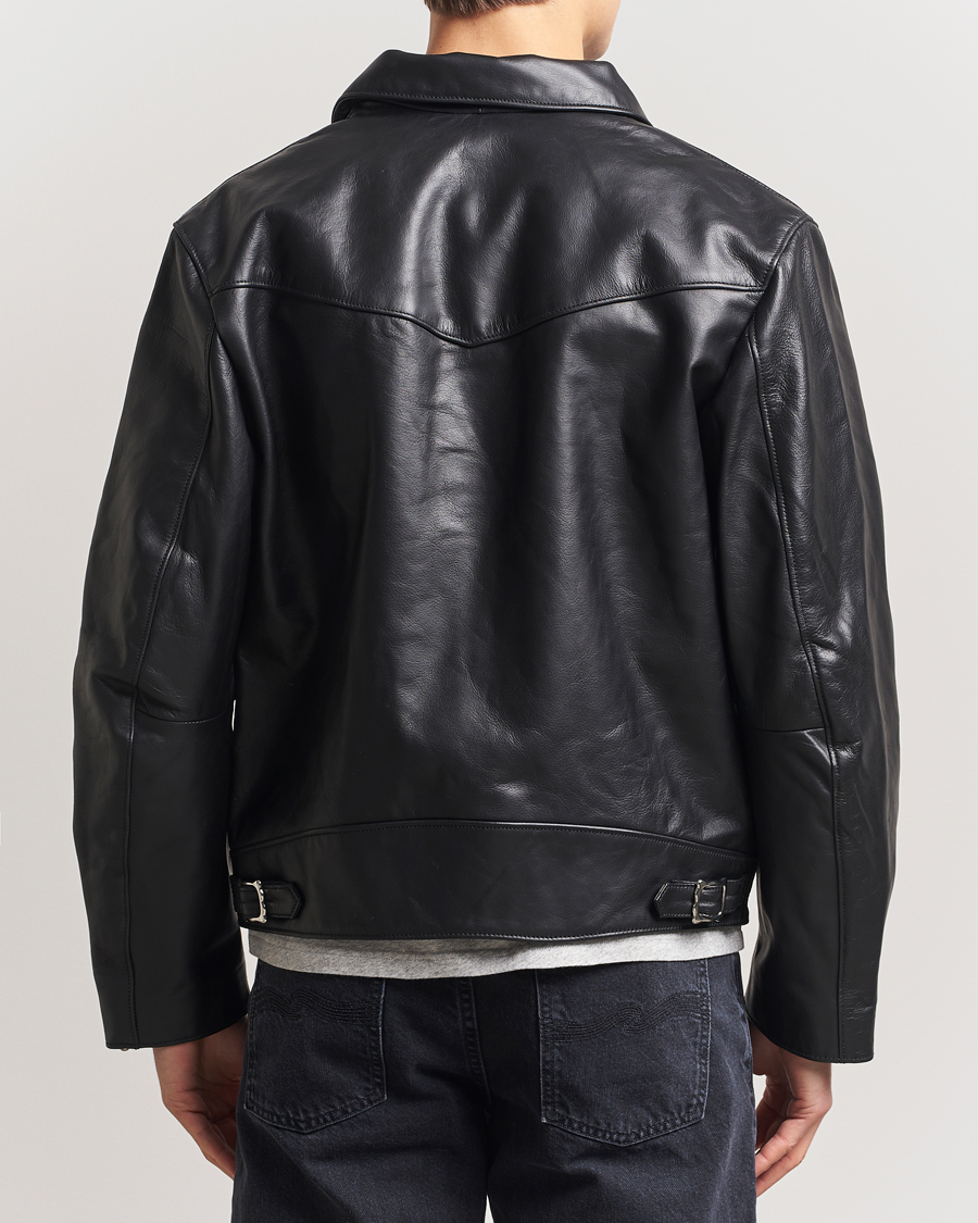 Men | Coats & Jackets | Nudie Jeans | Eddy Rider Leather Jacket Black