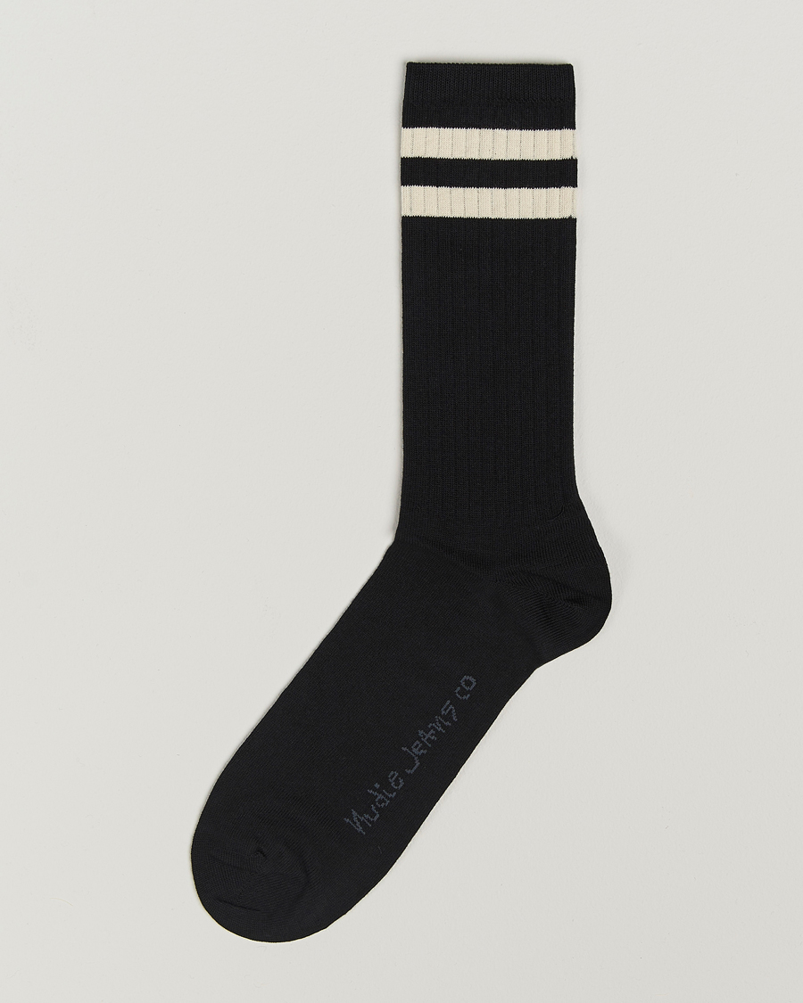 Men | Underwear & Socks | Nudie Jeans | Amundsson Tennis Socks Black/White