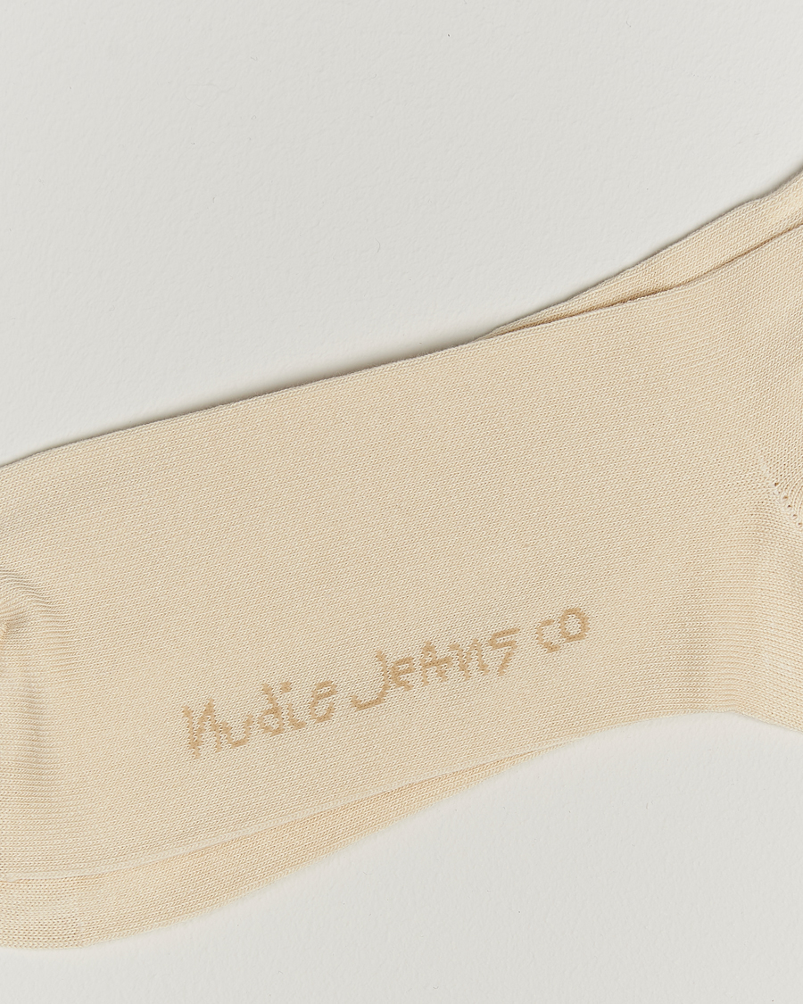 Men | Underwear & Socks | Nudie Jeans | Amundsson Tennis Socks Off White/Black
