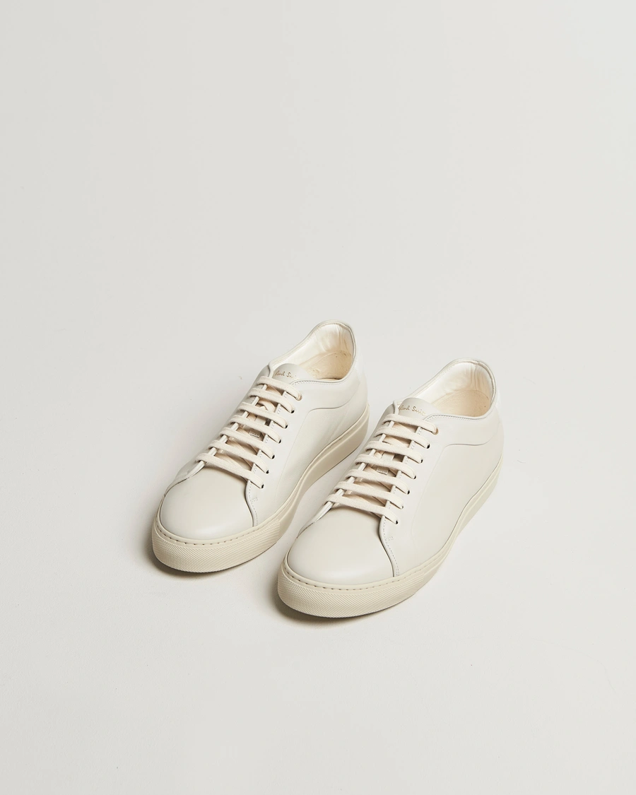 Men | Sneakers | Paul Smith | Basso Lux Leather Sneaker White